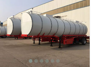 Semirremolque para contenedores - CLW582E - CLW GROUP - de cemento / de 3 ejes / de acoplamiento