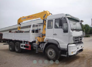 Camión grúa - HOWO 6X4 - CLW GROUP - para obra