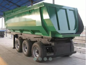 Semirremolque volquete - CLW GROUP - para arena / para productos alimentarios / cordones de viga