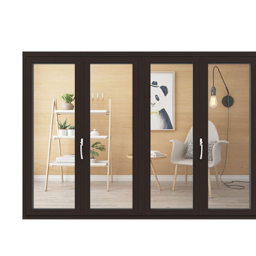Sistema de puertas corredero - D93-1 - Fujian Fen'an Aluminium Co., Ltd. - plegable / de aluminio / para interior