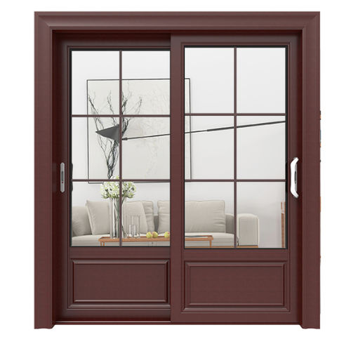 Sistema de puertas corredero - Fujian Fen'an Aluminium Co., Ltd. - de aluminio / de vidrio / para interior