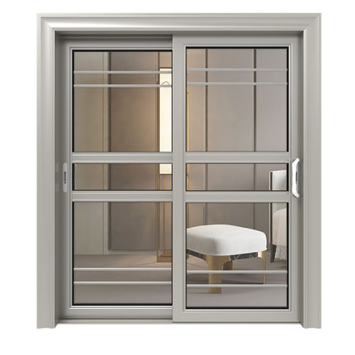 Sistema de puertas corredero - J100 - Fujian Fen'an Aluminium Co., Ltd. - de aluminio / acristalado / para interior
