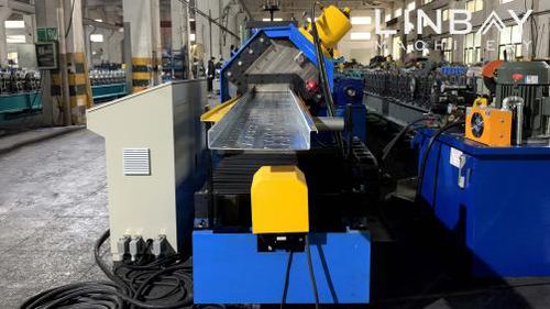 Perfiladora para andamios - WUXI LINBAY MACHINERY CO.,LTD - de precisión / punzonado / con corte