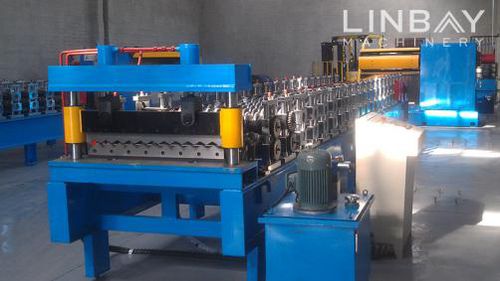 Perfiladora para silos de acero - WUXI LINBAY MACHINERY CO.,LTD - automática / punzonado / con corte