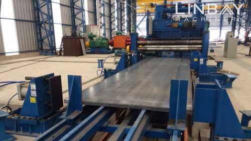 Línea de corte transversal de chapa - CTL series - WUXI LINBAY MACHINERY CO.,LTD - apilador / de enderezar / automática