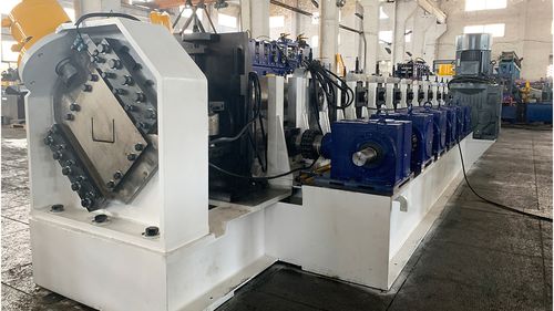 Perfiladora para barreras de seguridad - WUXI LINBAY MACHINERY CO.,LTD - para lineal para riel guiado / automática / punzonado