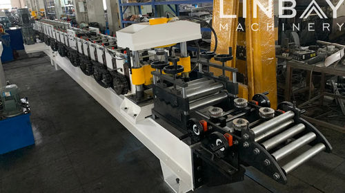 Perfiladora para perfiles - WUXI LINBAY MACHINERY CO.,LTD - automática / punzonado / con corte