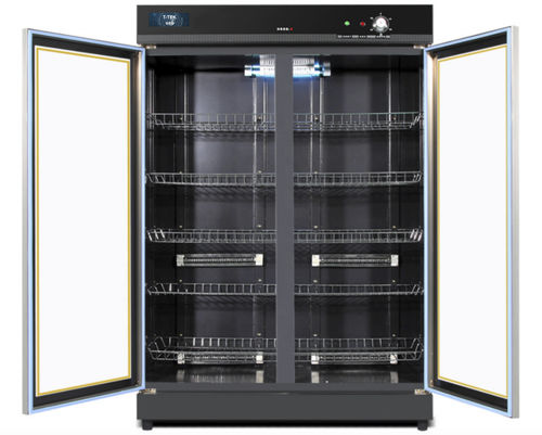 Aparato de secado y desinfección armario - T90185 - T-TEK sas - de acero inoxidable / con estantes