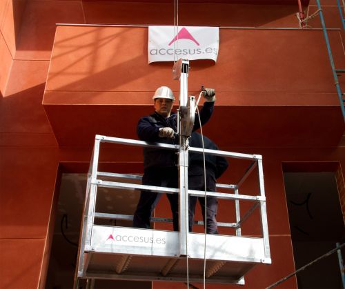 Plataforma de trabajo - FT-021 - ACCESUS - suspendida / eléctrica