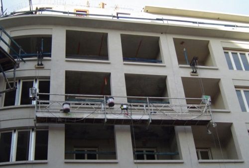 Plataforma de elevación - FT-006 - ACCESUS - suspendida / para obra / eléctrica
