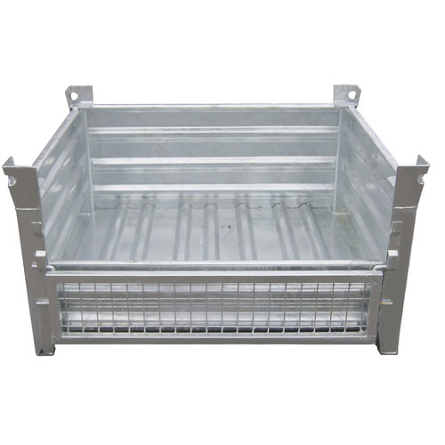 Caja-palé de acero galvanizado - SMB/SBS/WDS - Longhe Intelligent Equipment Manufacturing Co.,Ltd - para almacenamiento / de transporte / de manipulación