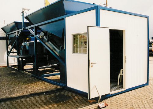 Planta de hormigón semimóvil - Sumab K-80 - Scandinavian UK Machines AB - automática