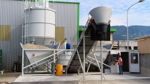 Planta de hormigón automática - Scandinavian UK Machines AB - móvil