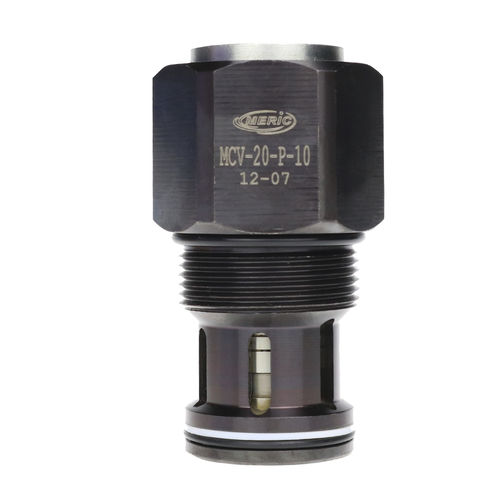 Válvula de retención de globo - MCV-20-P series - Wenzhou Meric Hydraulic Technology Co.,Ltd - de acero / de muelle / compacta