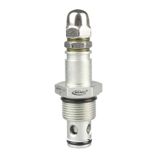 Válvula regulador de caudal - MDVE-12 - Wenzhou Meric Hydraulic Technology Co.,Ltd - de aguja / con volante / roscada