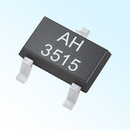 Sensor magnético de efecto hall - AH3515 series - Nanjing AH Electronic Science and Technology Co., Ltd. - lineal / SMD / con función de conmutación