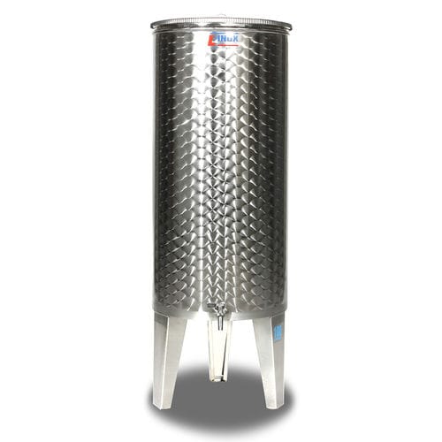 Recipiente abierto - L - INOX d.o.o. - de almacenaje / para vino / para zumo de frutas