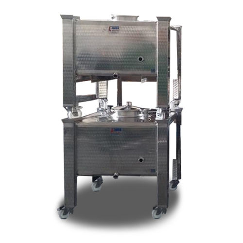 Cuba rectangular - L - INOX d.o.o. - de almacenaje / para vino / de acero inoxidable