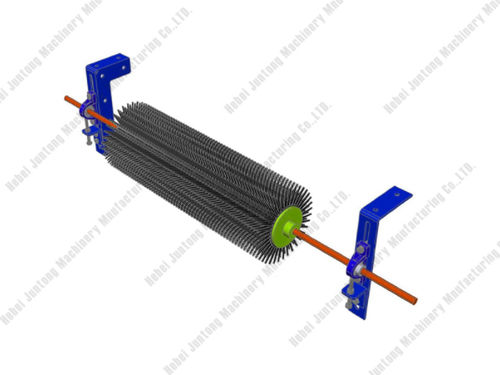 Rollo cepillo cilíndrico - A50 - HeBei JunTong Machinery - de limpieza / de arenado / apriete para el proceso de amolado
