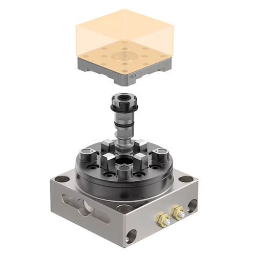 Mandril de sujeción de piezas de gran precisión - MacroNano - GF Machining Solutions - neumático