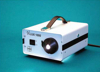 Fuente de luz con lámpara halógena - V-Lux 1000 - Harvard Apparatus - compacta / de luz fría
