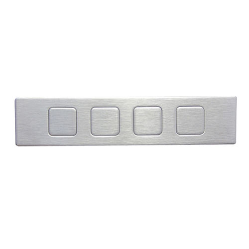 Teclado numérico de control - MKA-4FN-V2 - MATE TECHNOLOGY SHENZHEN LIMITED - 4 teclas / empotrable / de acero inoxidable
