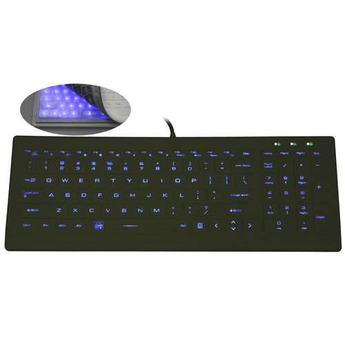 Teclado para aplicaciones médicas - MKB-101-NLM - MATE TECHNOLOGY SHENZHEN LIMITED - de mesa / con interruptores de tijera / 101-104 teclas