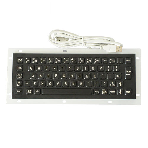 Teclado de acero inoxidable - MKA-65-BF-V1 - MATE TECHNOLOGY SHENZHEN LIMITED - empotrable / de tecla mecánica / 66 teclas