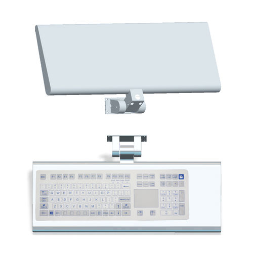 Teclado empotrable - MKG-02 - MATE TECHNOLOGY SHENZHEN LIMITED - montado en rack-cajón / de tecla mecánica / de membrana