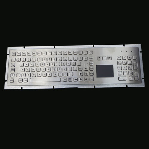 Teclado empotrable - MKA-104-PN - MATE TECHNOLOGY SHENZHEN LIMITED - de tecla mecánica / con tecla Fn / con ratón integrado de 3 teclas