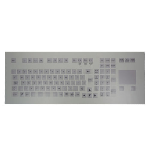 Teclado empotrable - MKC-110-PN - MATE TECHNOLOGY SHENZHEN LIMITED - con microinterruptor / de membrana / 110 teclas