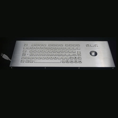 Teclado empotrable - MKA-82B-C1 - MATE TECHNOLOGY SHENZHEN LIMITED - de tecla mecánica / con tecla Fn / con ratón integrado de 3 teclas