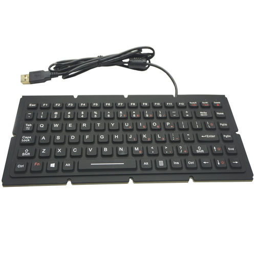 Teclado empotrable - MKB-86-L - MATE TECHNOLOGY SHENZHEN LIMITED - capacitivo / 86 teclas / industrial
