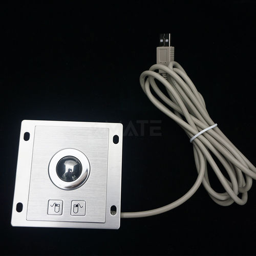 Trackball mecánico - MKA-02B - MATE TECHNOLOGY SHENZHEN LIMITED - empotrable / 1 inch (25 mm) / de acero inoxidable