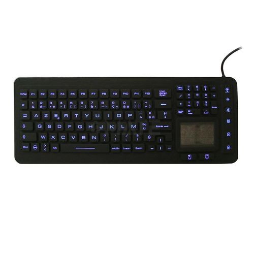 Teclado para aplicaciones higiénicas - MKB-105-PNLM - MATE TECHNOLOGY SHENZHEN LIMITED - de mesa / de tecla mecánica / con ratón integrado de 2 teclas
