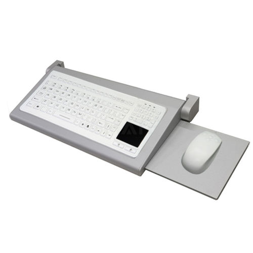 Teclado empotrable - MKG-04 - MATE TECHNOLOGY SHENZHEN LIMITED - montado en rack-cajón / de tecla mecánica / 107 teclas