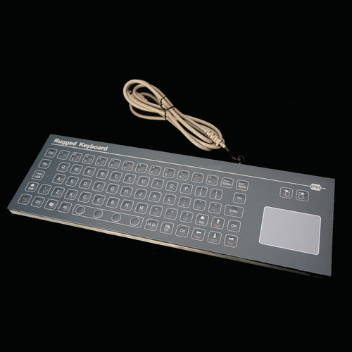 Teclado empotrable - MKC-69-P-V1 - MATE TECHNOLOGY SHENZHEN LIMITED - con microinterruptor / de membrana / con ratón integrado de 2 teclas