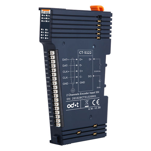 Módulo E/S entrada SSI - CT-5122 - ODOT Automation - digital / analógico / Modbus TCP