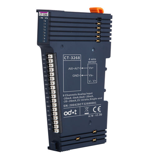 Módulo de entrada con 8 entradas analógicas - CT-3268 - ODOT Automation - analógico / Modbus RTU / EtherNet/IP