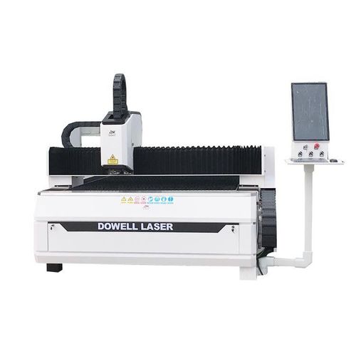 Máquina de corte láser de fibra - 3015 - Jinan Dowell Photoelectricity Equipment Co., Ltd. - para aluminio / para acero inoxidable / para latón