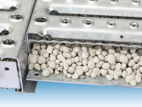 Revestimiento de suelo de espuma - Lichtgitter GmbH - de vidrio / de malla metálica / para la industria
