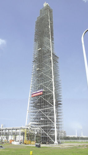 Andamio fijo - SUCOOT CO., LTD. - de fachada / modular / para escaleras