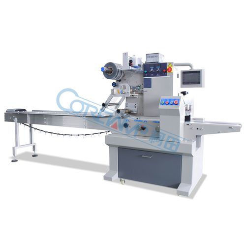 Máquina de embalaje automática - VT series - Foshan Coretamp Packaging Machinery Co., Ltd - horizontal / de jeringas / para máscaras