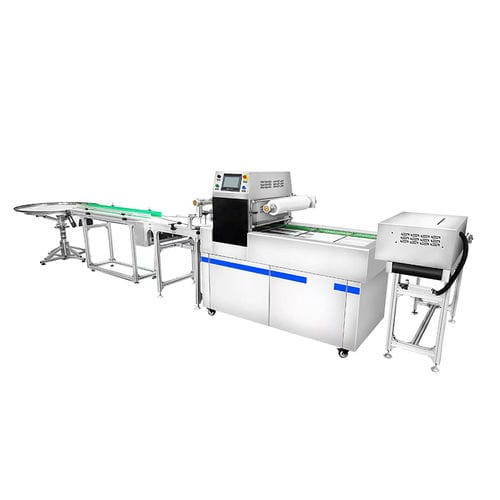 Máquina de embalaje con MAP - DQ580AT - Foshan Coretamp Packaging Machinery Co., Ltd - automática / con film / de carne