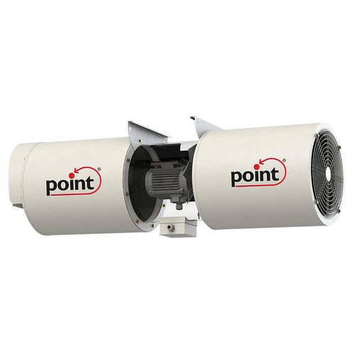 Ventilador de bajo ruido - P-AJF series - POINT KLIMA - helicoidal / de circulación de aire / 380 V CA