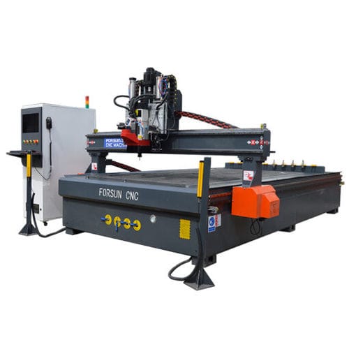 Recortadora CNC - FS1530C-O - Jinan Forsun CNC Machinery Co.Ltd - 3 ejes / de un husillo / para madera