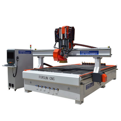 Recortadora CNC - FS2030-CCD - Jinan Forsun CNC Machinery Co.Ltd - 3 ejes / con husillos / de leña