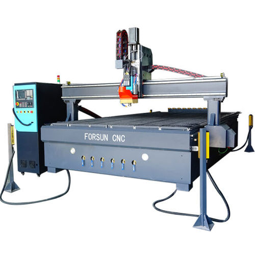 Recortadora CNC - FS2040ATC - Jinan Forsun CNC Machinery Co.Ltd - 3 ejes / con husillos / de metal