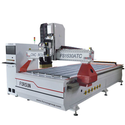 Recortadora CNC - FS1530ATC - Jinan Forsun CNC Machinery Co.Ltd - 3 ejes / con husillos / para aluminio