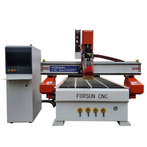 Recortadora CNC - FS1325-CCD - Jinan Forsun CNC Machinery Co.Ltd - 3 ejes / con husillos / de leña